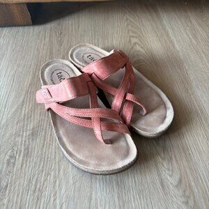 Taos Perfect prf-14050 Red Brown Shoes Sandals Women's Size‎ 6